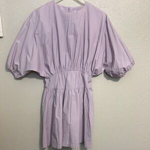 H&M Light Purple Dress with Puff Sleeves